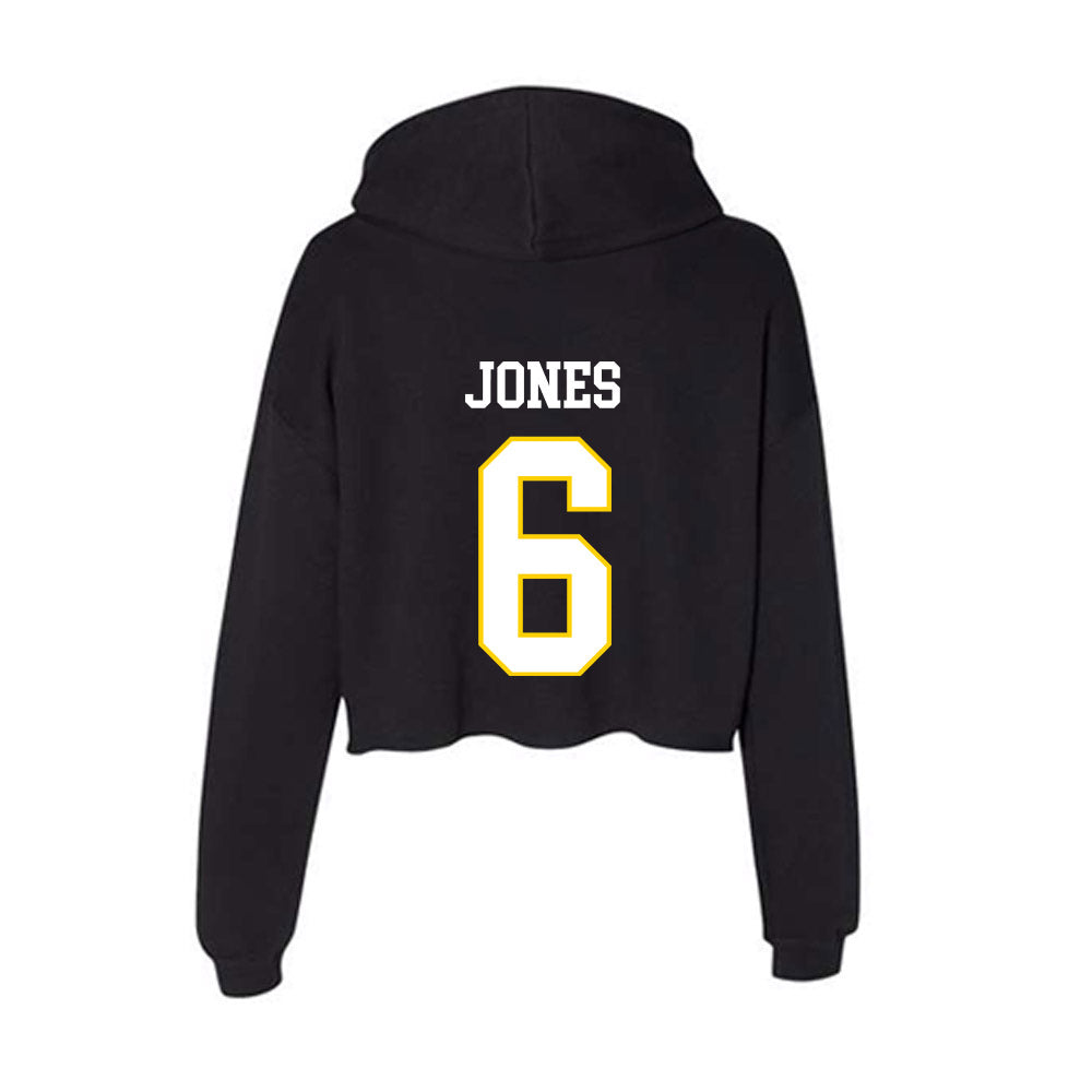 Southeastern - NCAA Women's Volleyball : Gabby Jones - Women's Crop Fleece Hoodie-1