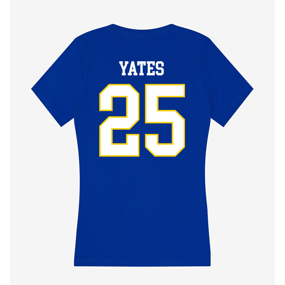 Southeastern - NCAA Women's Basketball : Gazey Yates - Women's V-Neck T-Shirt-1