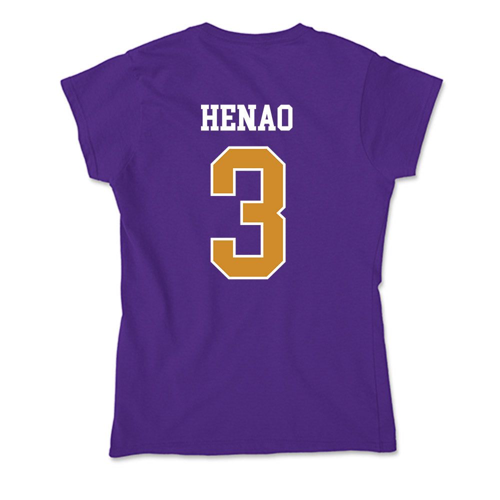 Alcorn - NCAA Women's Volleyball : Juliana Henao - Soft Style Women’s T-Shirt-1