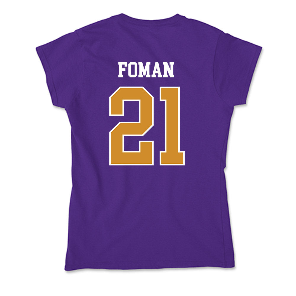 Alcorn - NCAA Men's Basketball : Kameron Foman - Soft Style Women’s T-Shirt-1