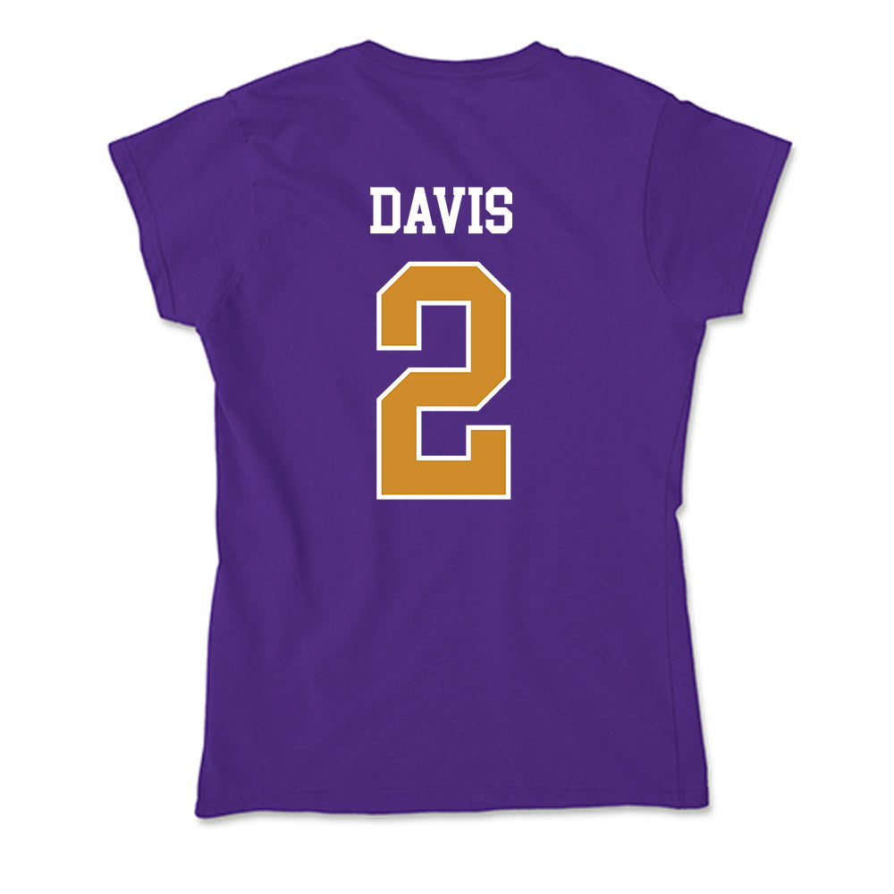 Alcorn - NCAA Football : Reggie Davis - Soft Style Women’s T-Shirt-1