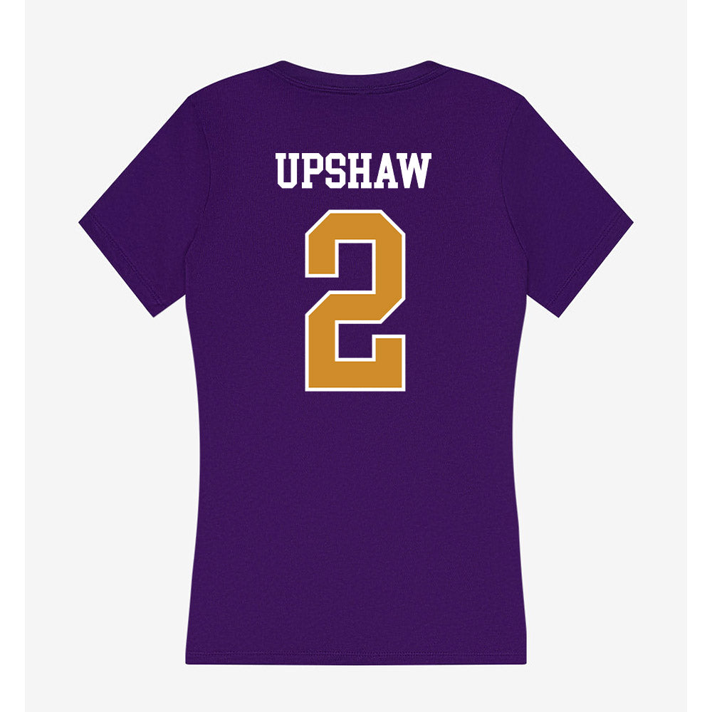 Alcorn - NCAA Women's Volleyball : Bailey Upshaw - Women's V-Neck T-Shirt-1