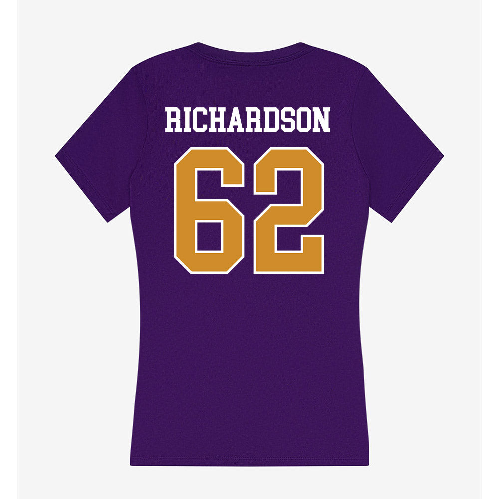 Alcorn - NCAA Football : Camron Richardson - Women's V-Neck T-Shirt-1