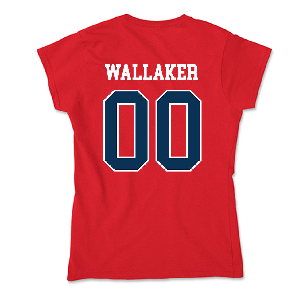 Saginaw Valley - NCAA Men's Basketball : cade wallaker - Soft Style Women’s T-Shirt-1