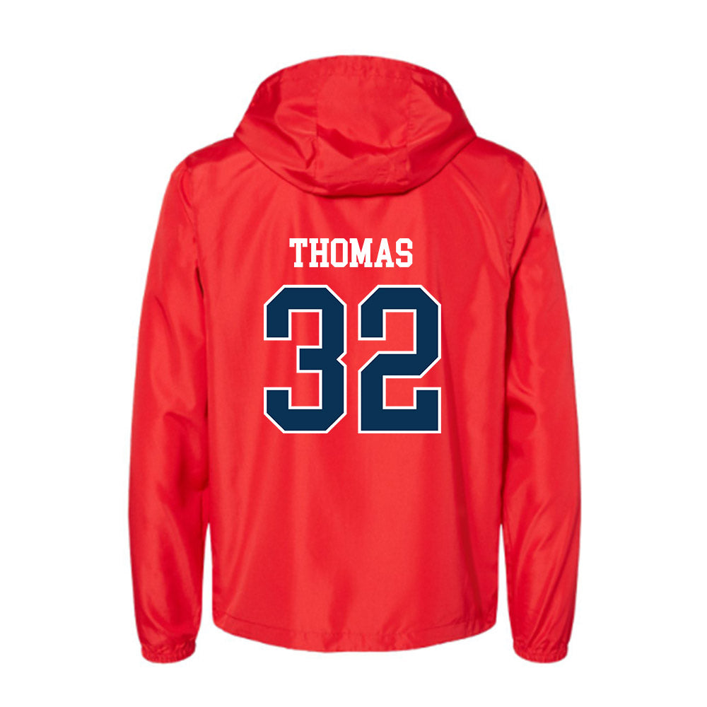 Saginaw Valley - NCAA Football : Jamil Thomas - Windbreaker-1