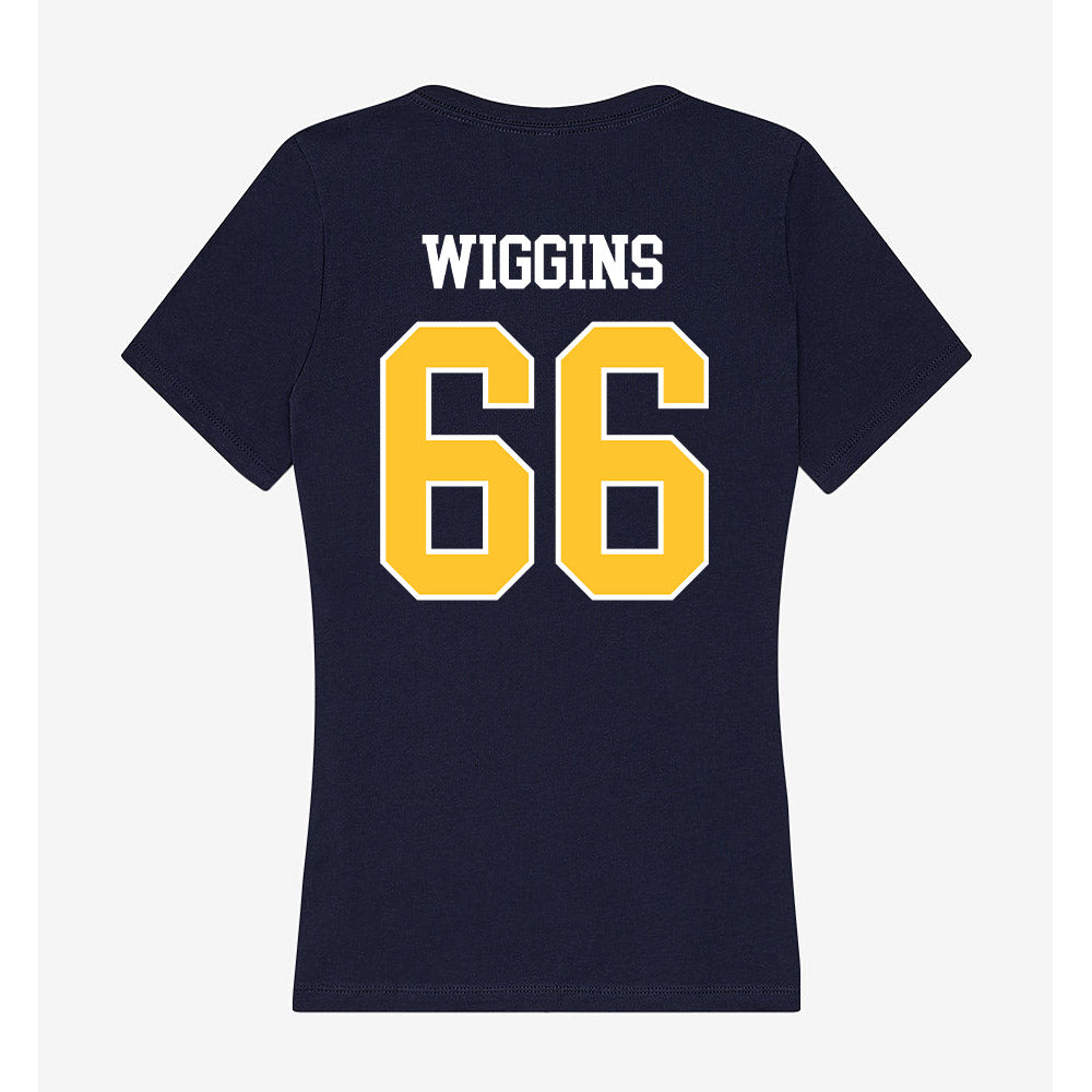 North Carolina A&T - NCAA Football : Sterling Wiggins - Women's V-Neck T-Shirt-1