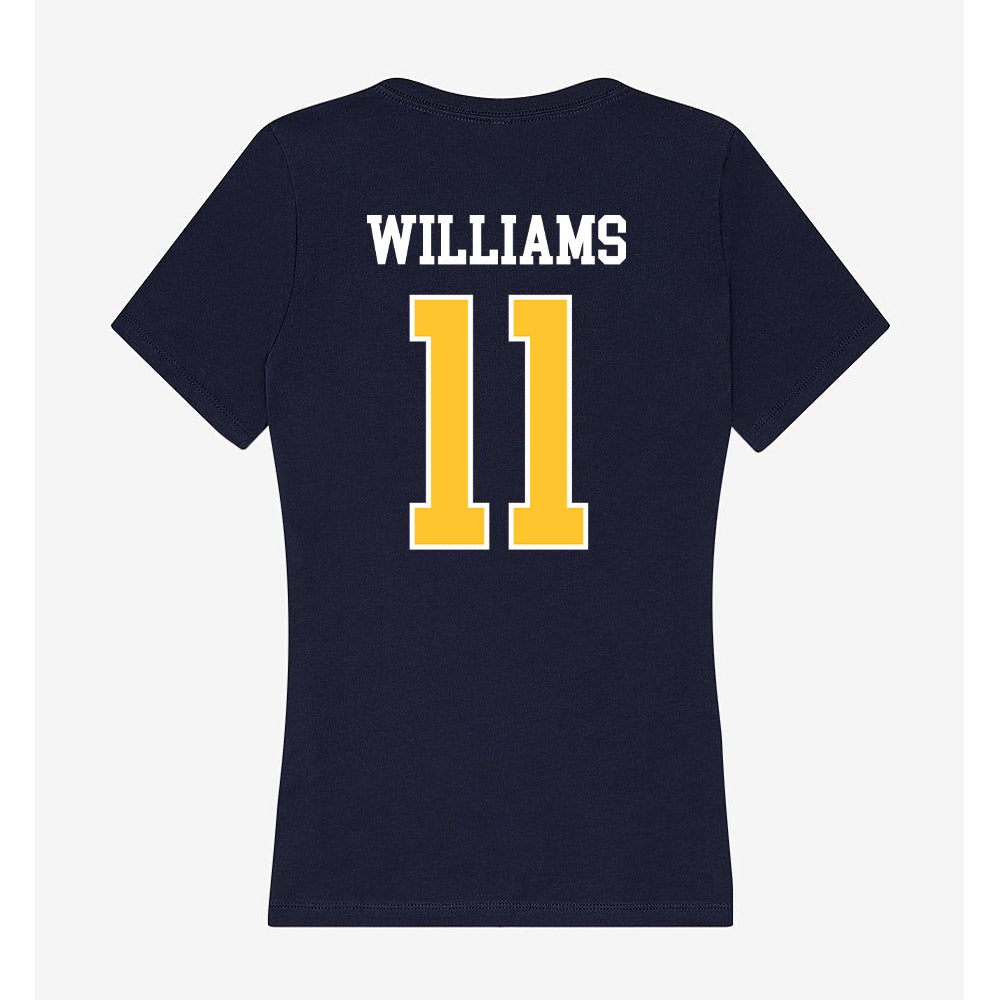North Carolina A&T - NCAA Softball : Roshell Williams - Women's V-Neck T-Shirt-1