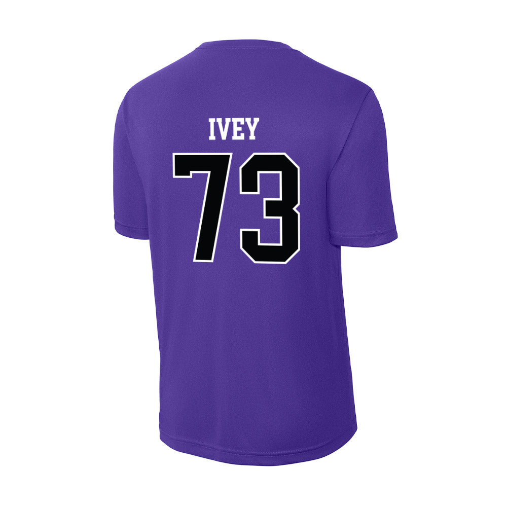 Stonehill - NCAA Football : Connor Ivey - Activewear T-Shirt-1