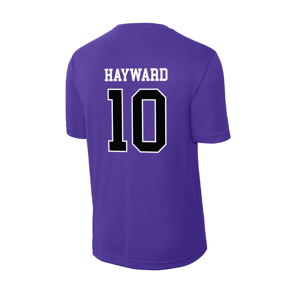 Stonehill - NCAA Women's Basketball : Sharn Hayward - Activewear T-Shirt-1