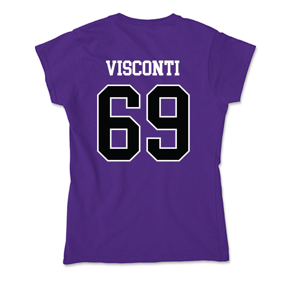 Stonehill - NCAA Football : Alexander Visconti - Soft Style Women’s T-Shirt-1