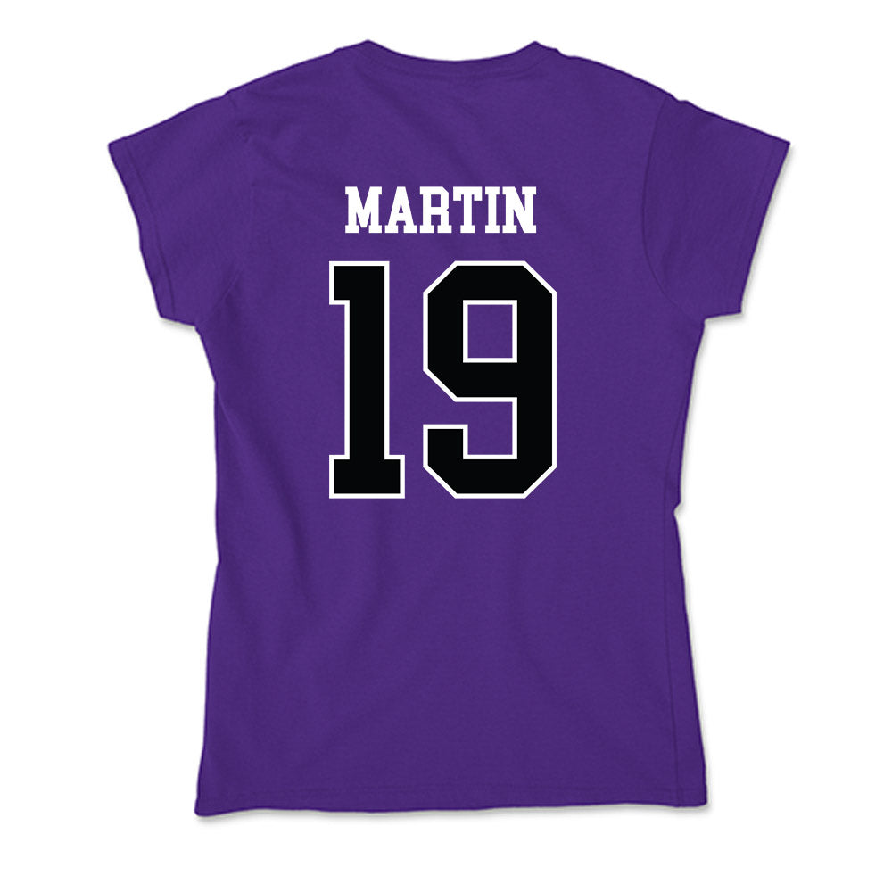 Stonehill - NCAA Baseball : Adam Martin - Soft Style Women’s T-Shirt-1