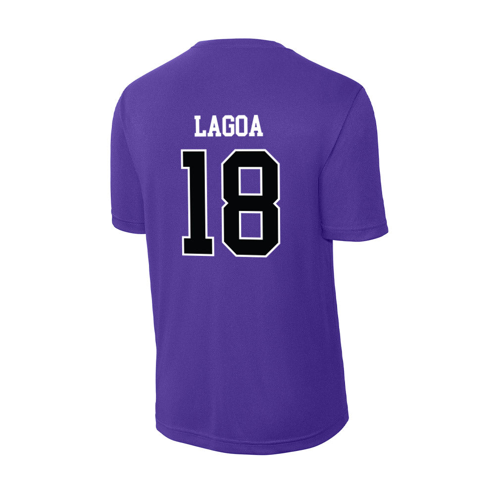 Stonehill - NCAA Men's Soccer : Nathan Lagoa - Activewear T-Shirt-1