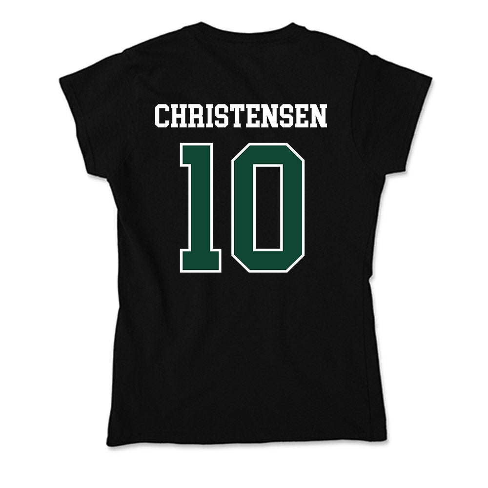 Tiffin - NCAA Women's Lacrosse : Delaney Christensen - Soft Style Women’s T-Shirt-1