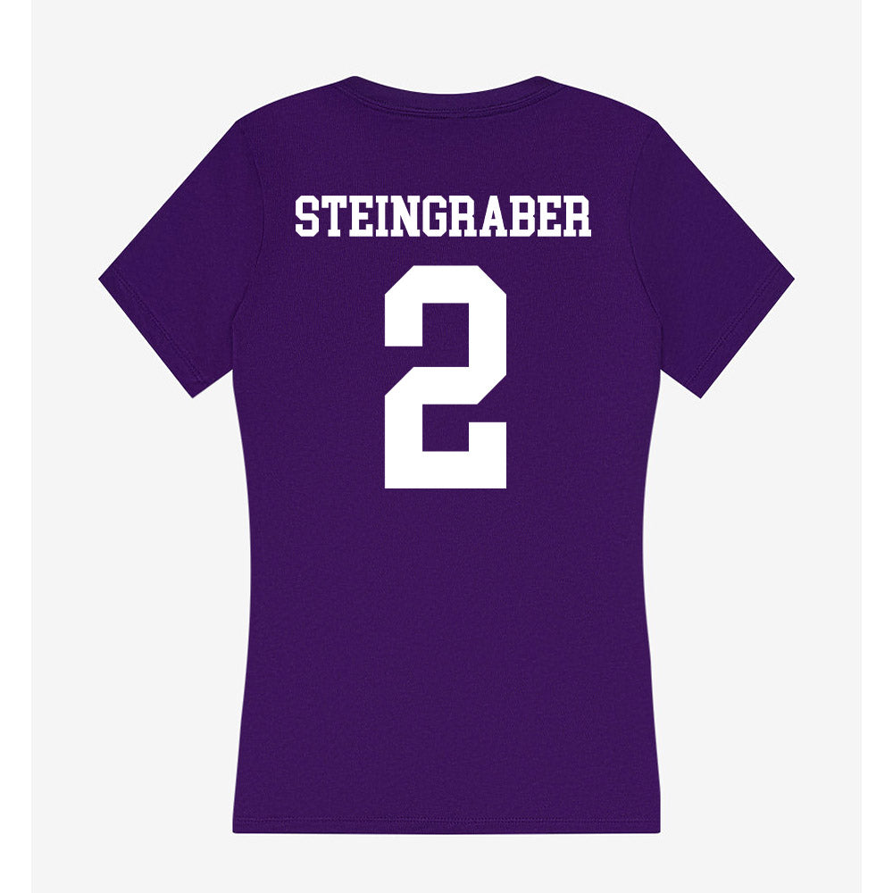 UST - NCAA Women's Basketball : Lizzie Steingraber - Women's V-Neck T-Shirt-1