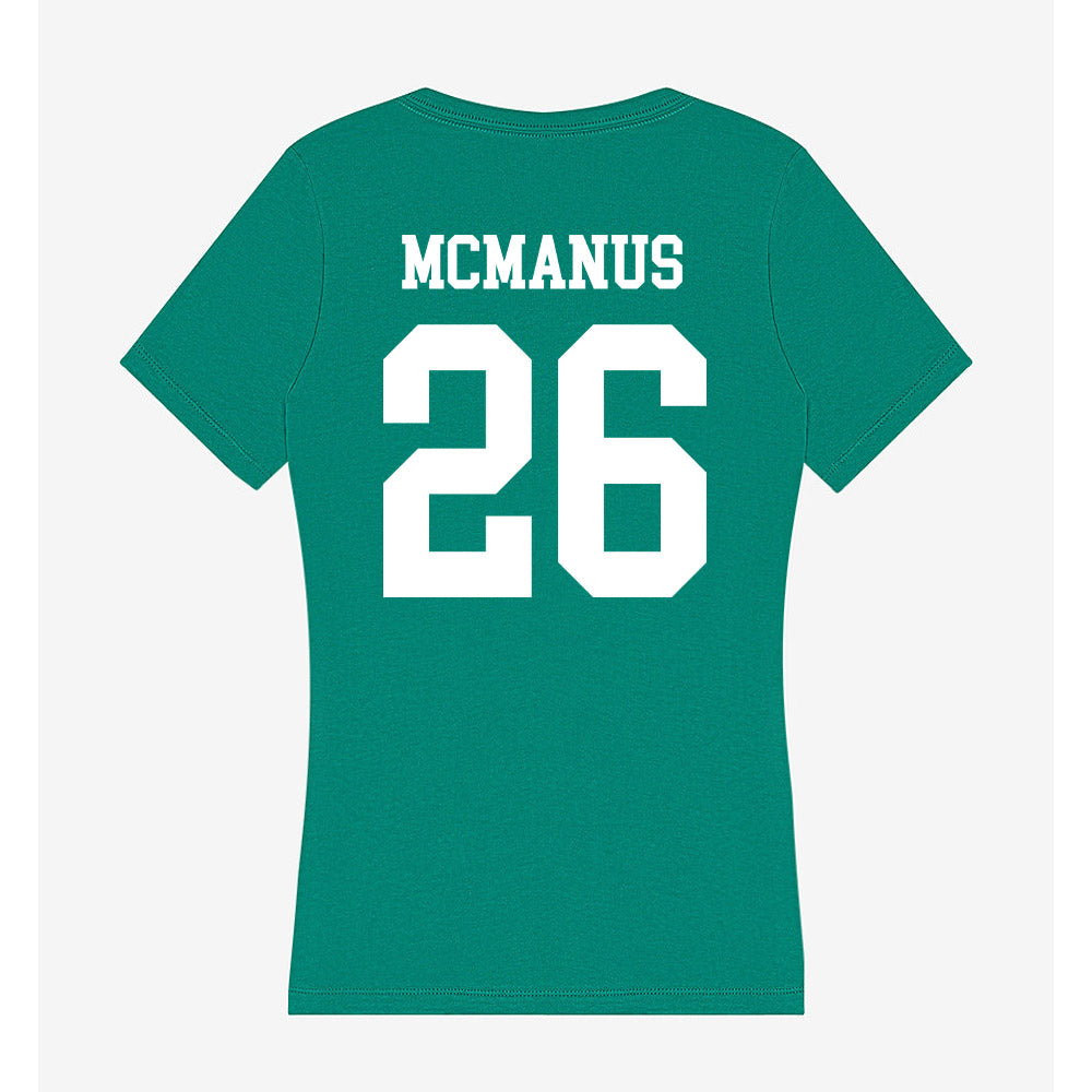 UAM - NCAA Baseball : Nathan McManus - Women's V-Neck T-Shirt-1