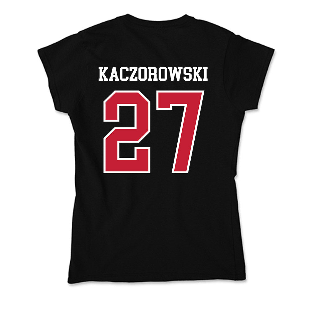 Lewis - NCAA Women's Volleyball : Rachel Kaczorowski - Soft Style Women’s T-Shirt-1