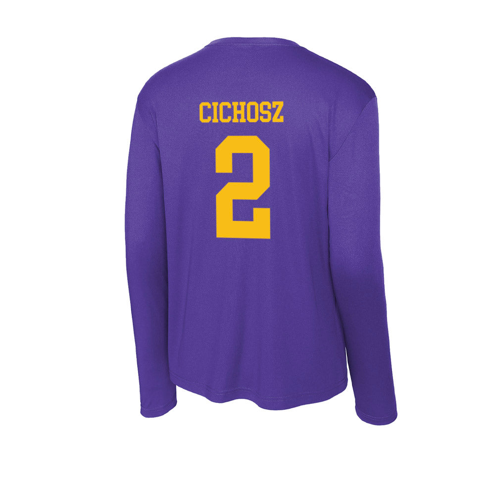 Minn. St. - NCAA Women's Ice Hockey : Mika Cichosz - Activewear Long Sleeve T-Shirt-1