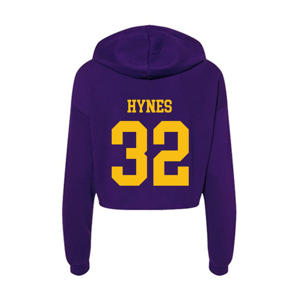 MNSU - NCAA Football : Tristyn Hynes - Women's Crop Fleece Hoodie-1