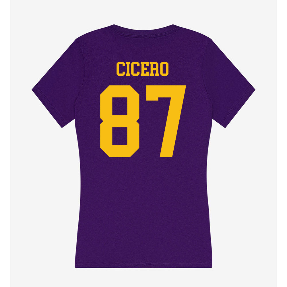 Minn. St. - NCAA Football : Jake Cicero - Women's V-Neck T-Shirt-1