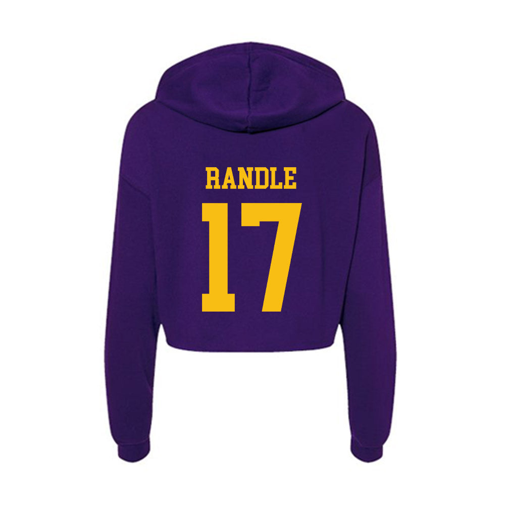 Minn. St. - NCAA Football : Joe Randle - Women's Crop Fleece Hoodie-1