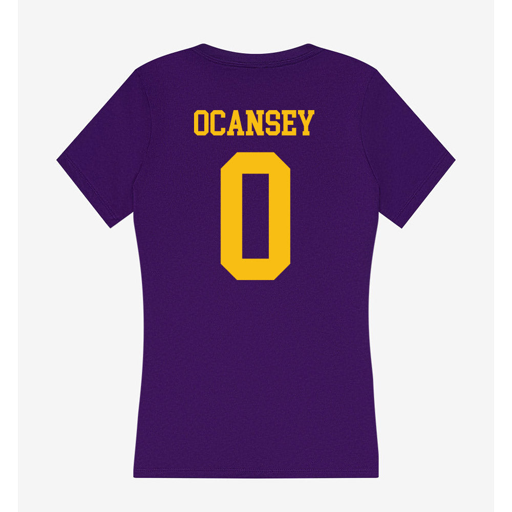 MNSU - NCAA Football : Edmund Ocansey - Women's V-Neck T-Shirt-1