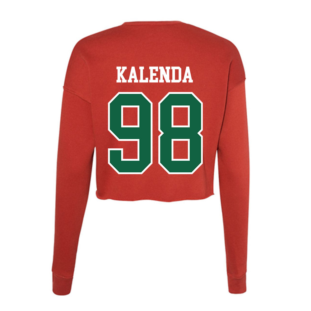 Minot State - NCAA Football : Messi Kalenda - Women's Cropped Crew Fleece-1