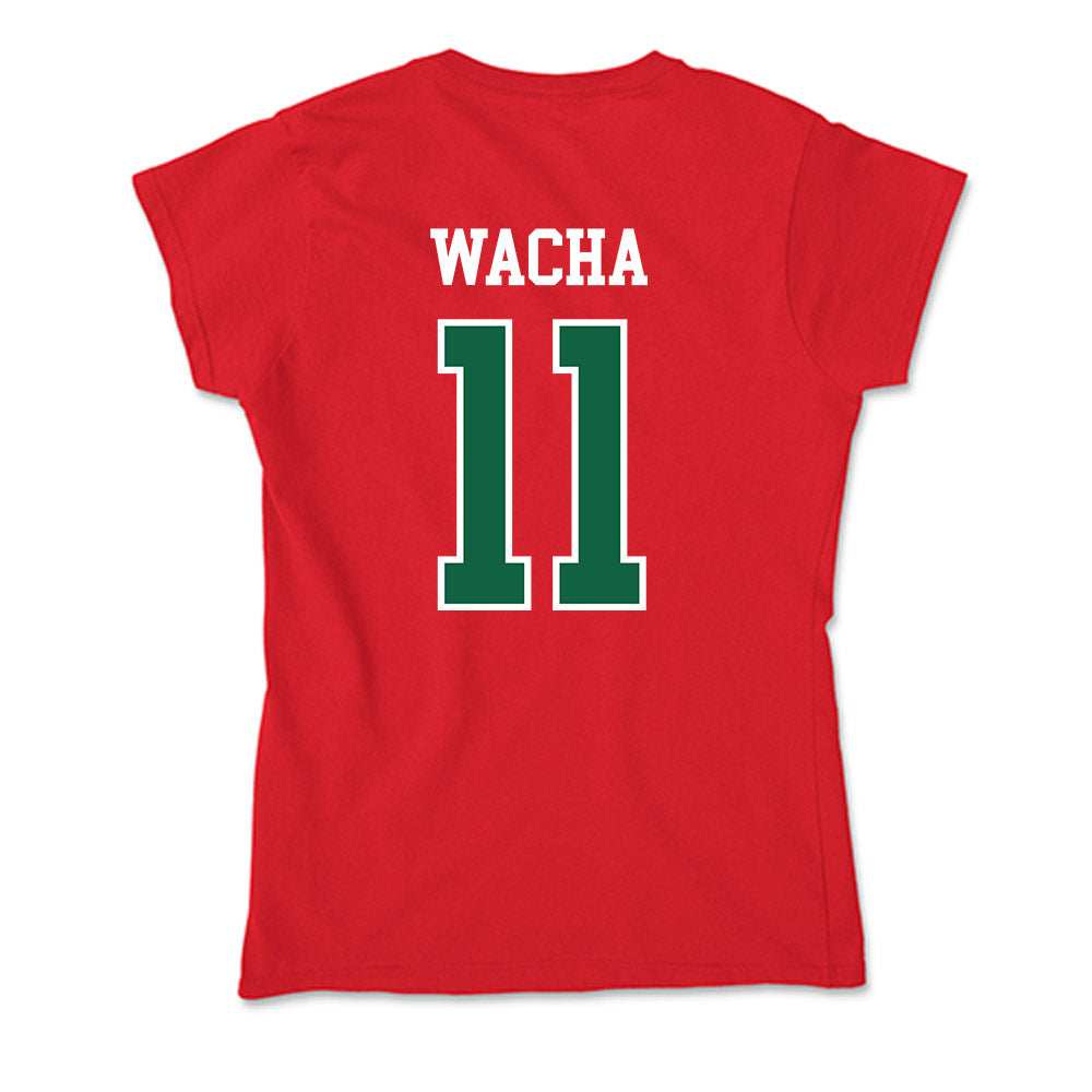 Minot State - NCAA Women's Basketball : Ashley Wacha - Soft Style Women’s T-Shirt-1