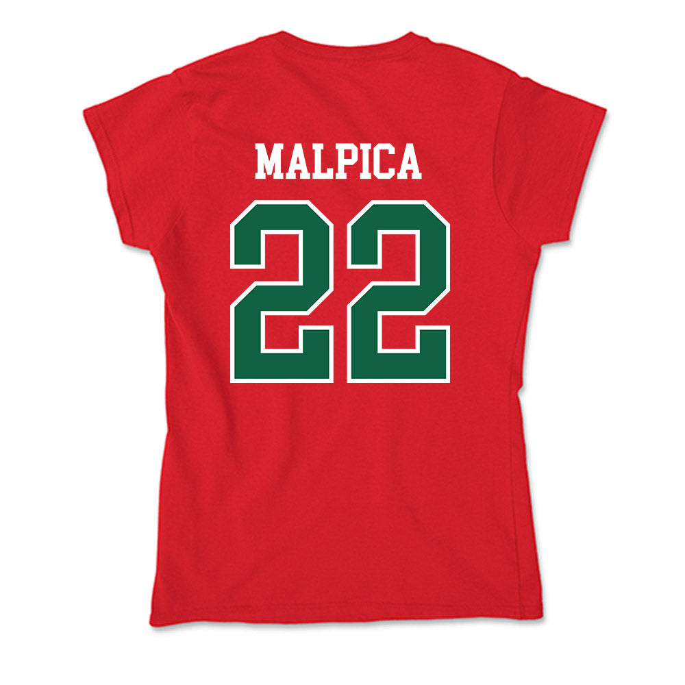 Minot State - NCAA Football : Zachary Malpica - Soft Style Women’s T-Shirt-1