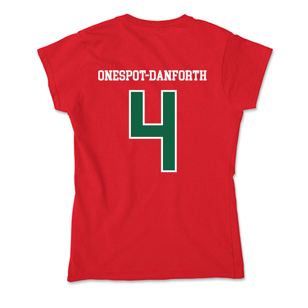 Minot State - NCAA Women's Volleyball : Katelyn Onespot-Danforth - Soft Style Women’s T-Shirt-1