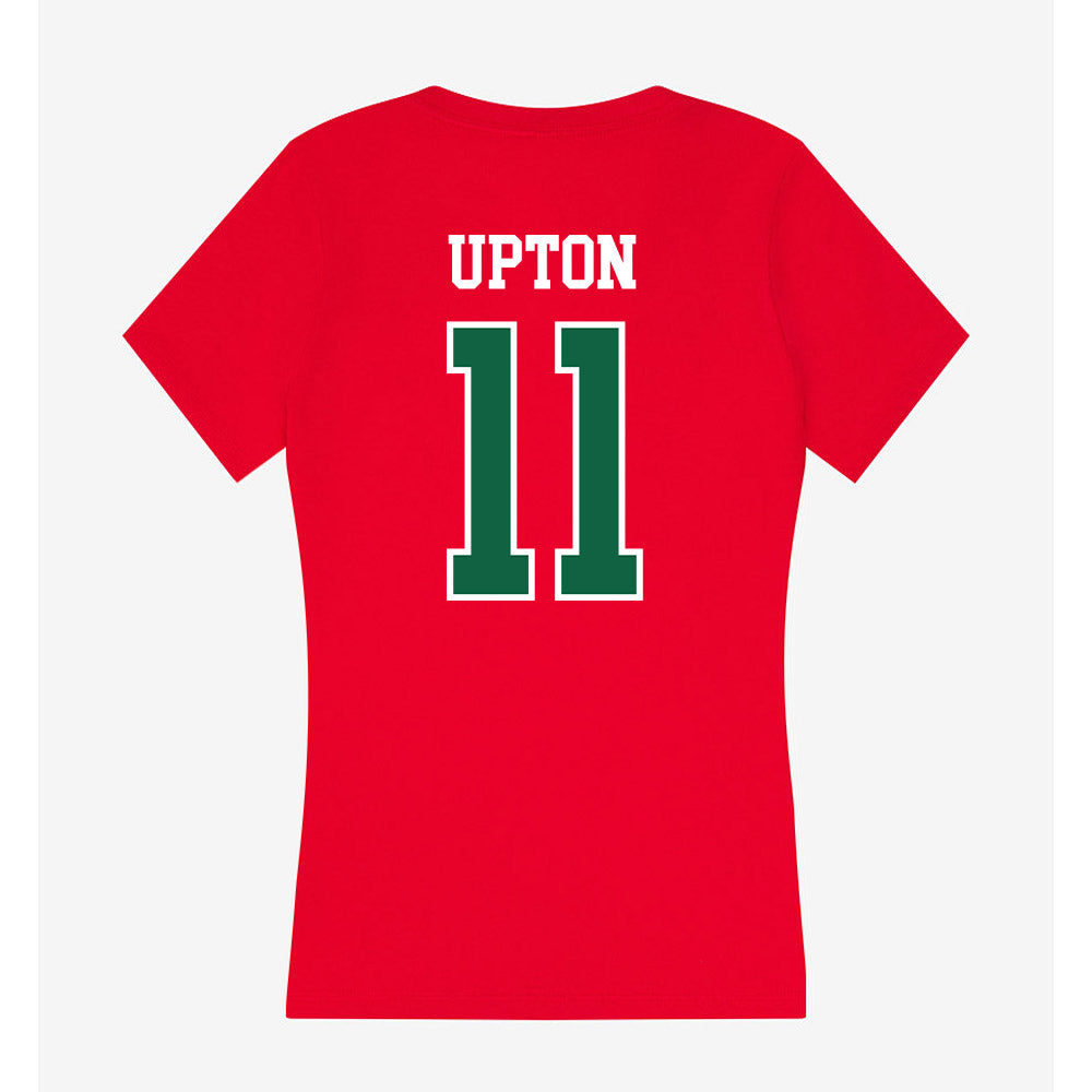 Minot State - NCAA Women's Volleyball : Sydney Upton - Women's V-Neck T-Shirt-1