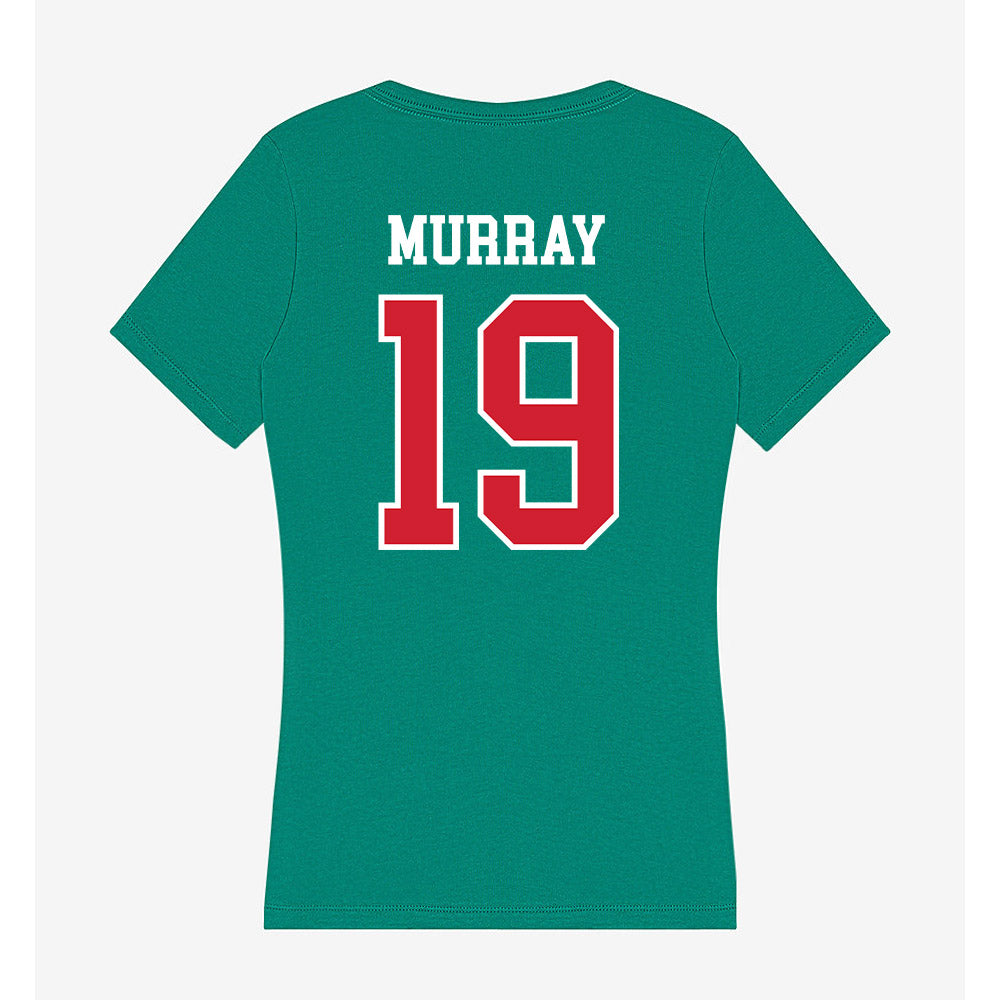MVSU - NCAA Football : Omari Murray - Women's V-Neck T-Shirt-1