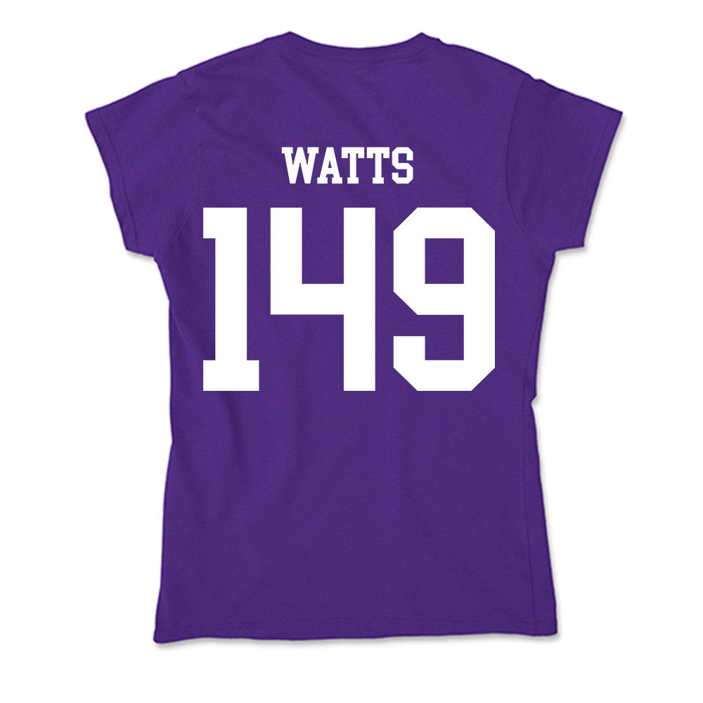 Sioux Falls - NCAA Wrestling : Sir Brandon Watts - Soft Style Women’s T-Shirt-1