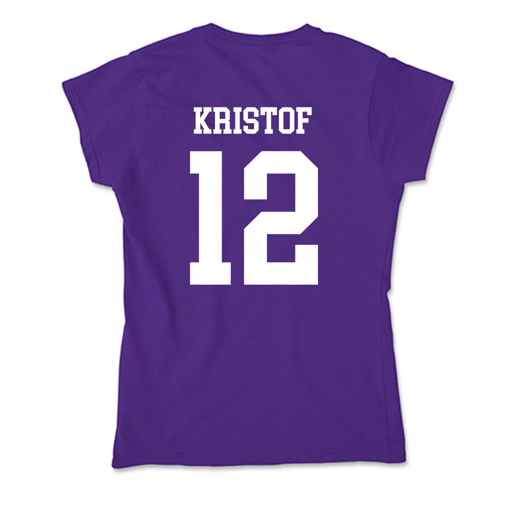 Sioux Falls - NCAA Softball : Emma Kristof - Soft Style Women’s T-Shirt-1