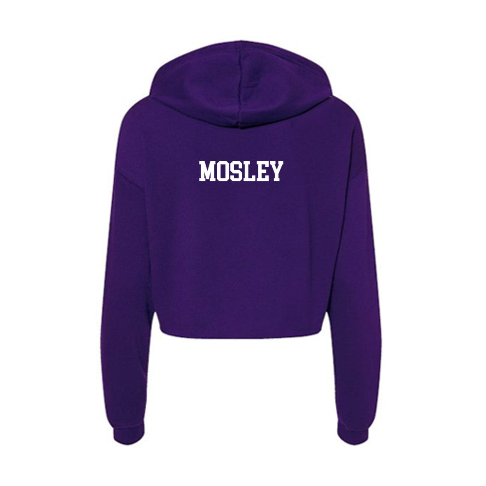 Sioux Falls - NCAA Women's Swimming & Diving : Phoebe Mosley - Women's Crop Fleece Hoodie-1
