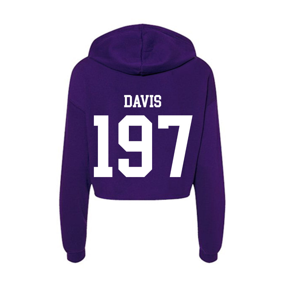 Sioux Falls - NCAA Wrestling : Stetson Davis - Women's Crop Fleece Hoodie-1