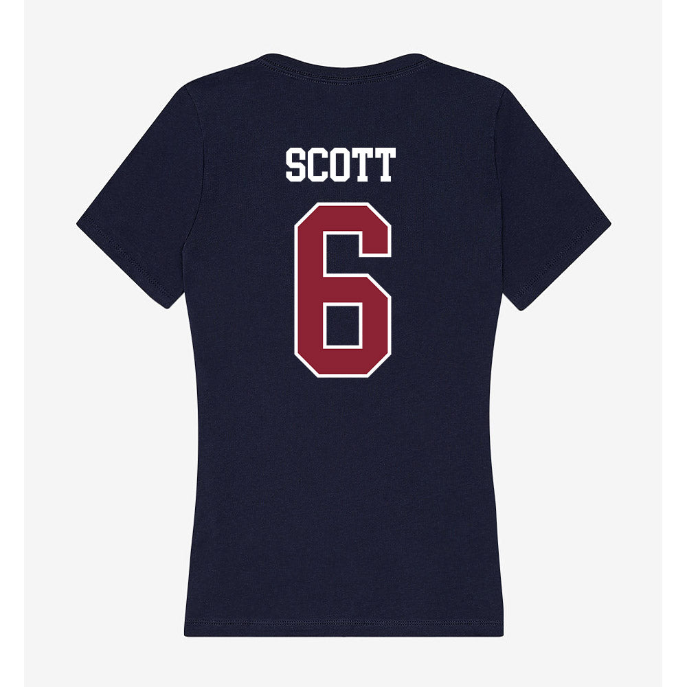 SCSU - NCAA Football : Brenyen Scott - Women's V-Neck T-Shirt-1