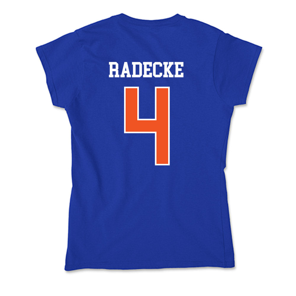 UW Platteville - NCAA Women's Volleyball : Brooklyn Radecke - Soft Style Women’s T-Shirt-1