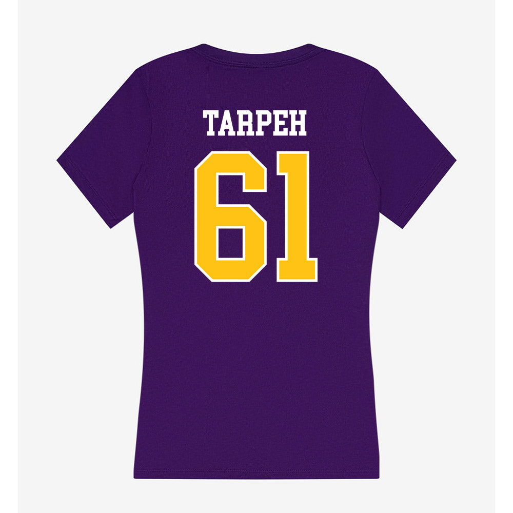 East Carolina - NCAA Football : Jayson Tarpeh - Women's V-Neck T-Shirt-1