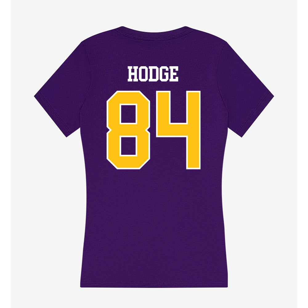 East Carolina - NCAA Football : Connor Hodge - Women's V-Neck T-Shirt-1