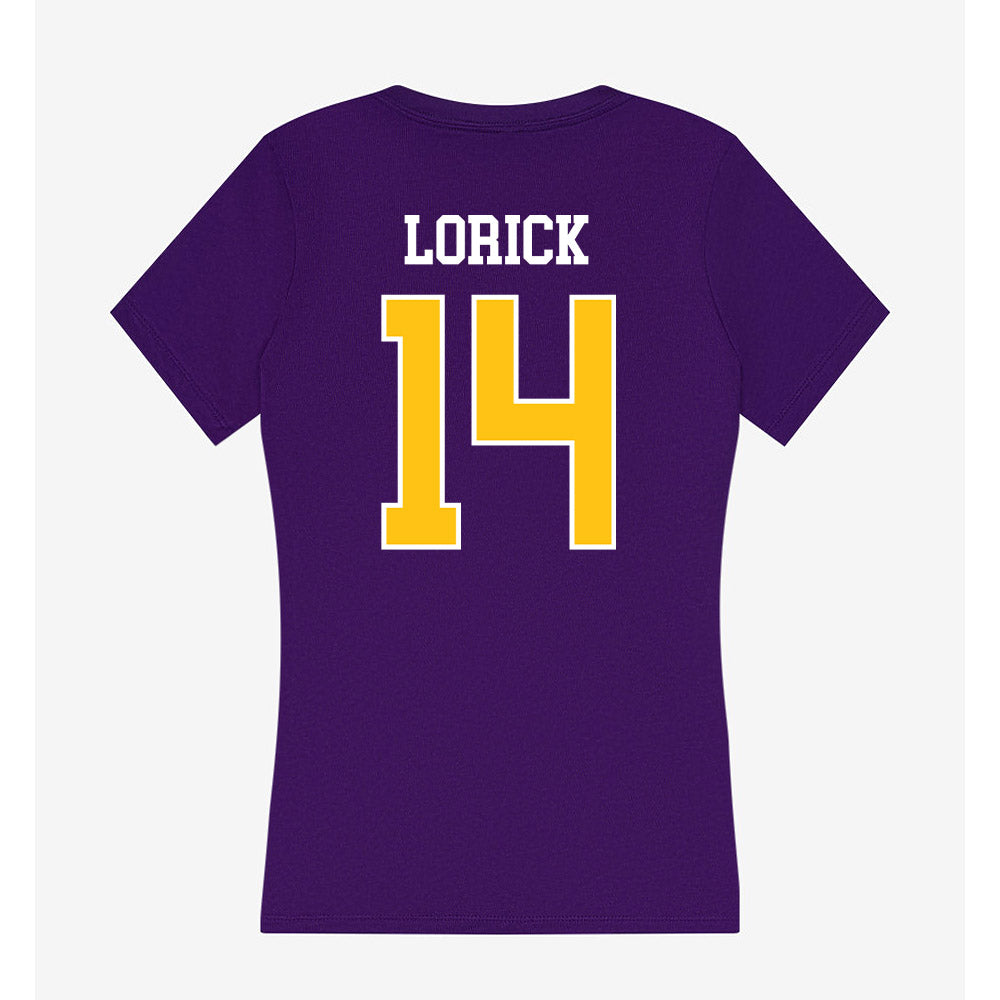East Carolina - NCAA Football : Dillon Lorick - Women's V-Neck T-Shirt-1