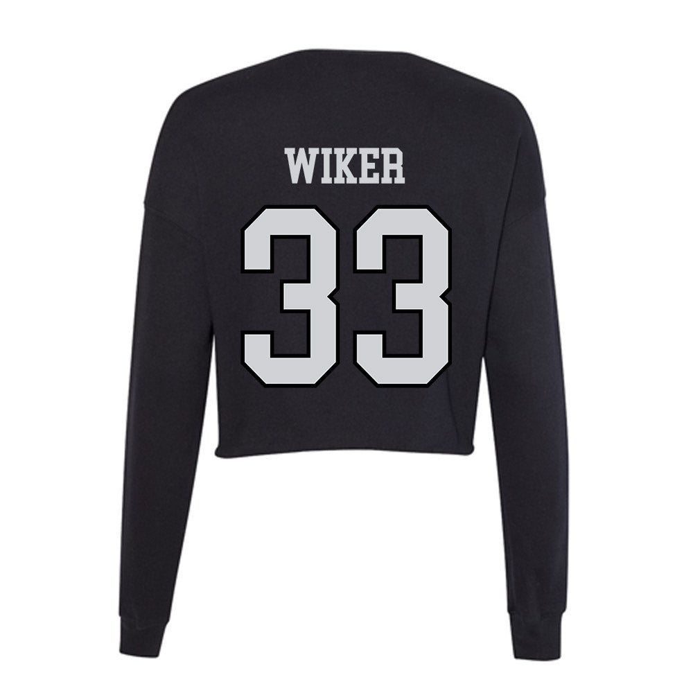 HSC - NCAA Football : Hurley Wiker - Women's Cropped Crew Fleece-1
