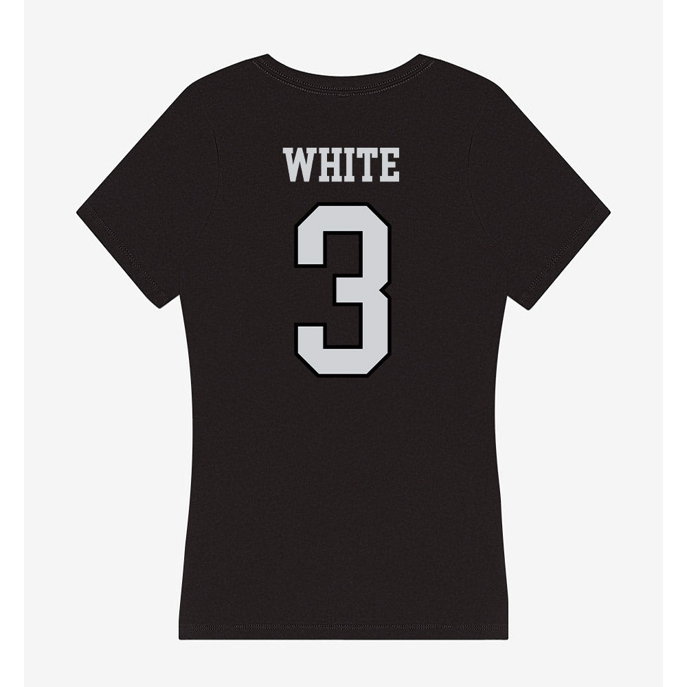 HSC - NCAA Men's Basketball : Tyree White - Women's V-Neck T-Shirt-1
