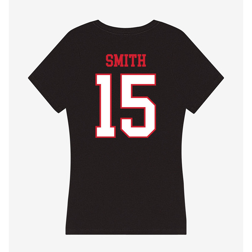 Northeastern - NCAA Women's Volleyball : Brynn Smith - Women's V-Neck T-Shirt-1