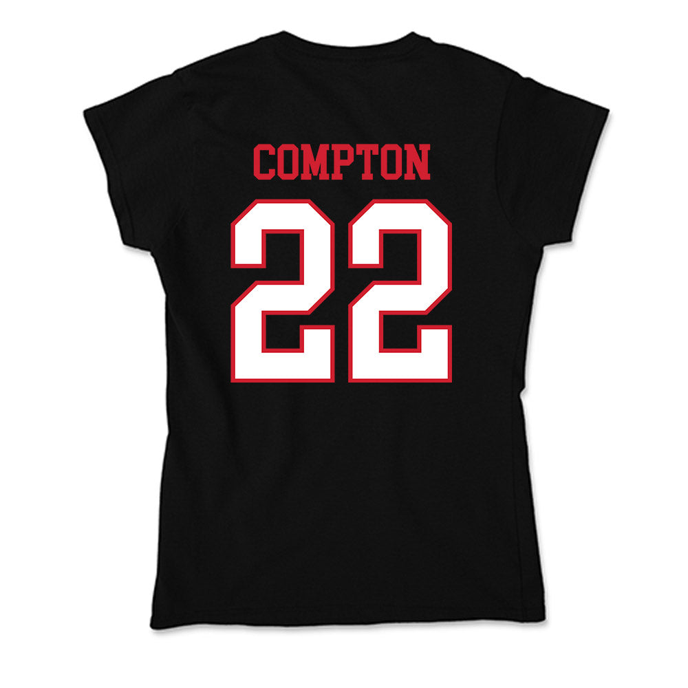 Northeastern - NCAA Women's Ice Hockey : Peyton Compton - Soft Style Women’s T-Shirt-1