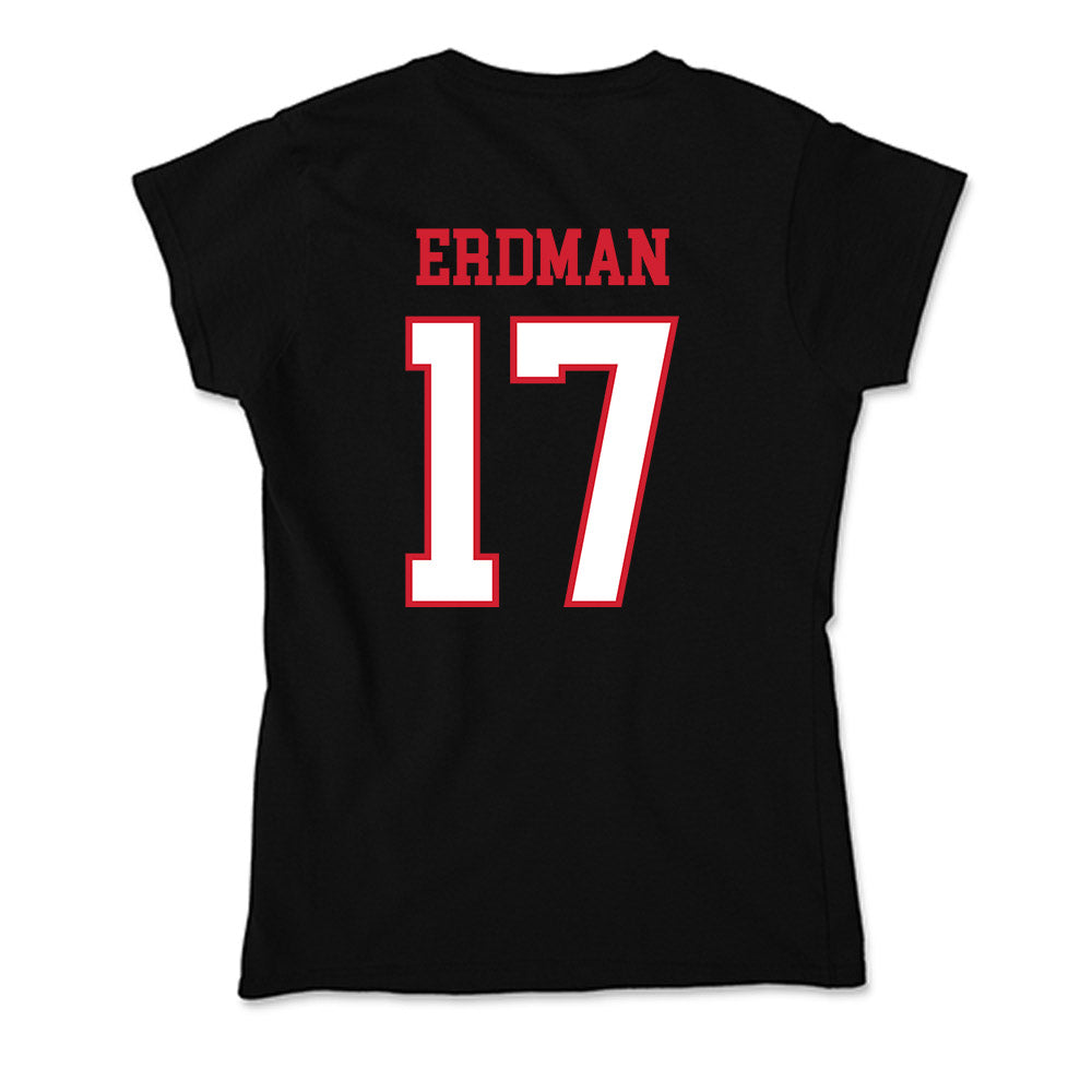 Northeastern - NCAA Men's Ice Hockey : Griffin Erdman - Soft Style Women’s T-Shirt-1