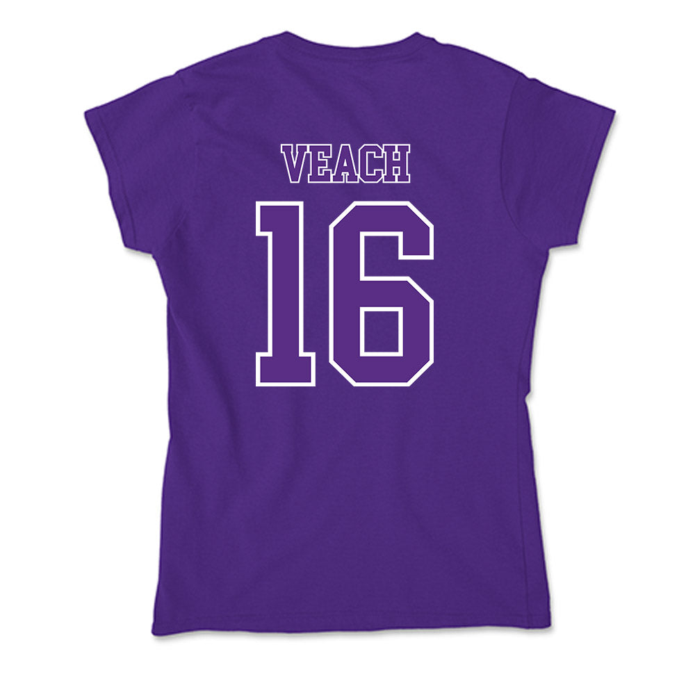Central Arkansas - NCAA Softball : emma veach - Soft Style Women’s T-Shirt-1