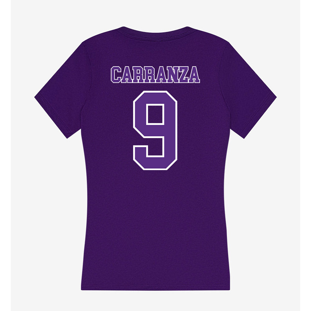 Central Arkansas - NCAA Women's Volleyball : Alexa Carranza - Women's V-Neck T-Shirt-1