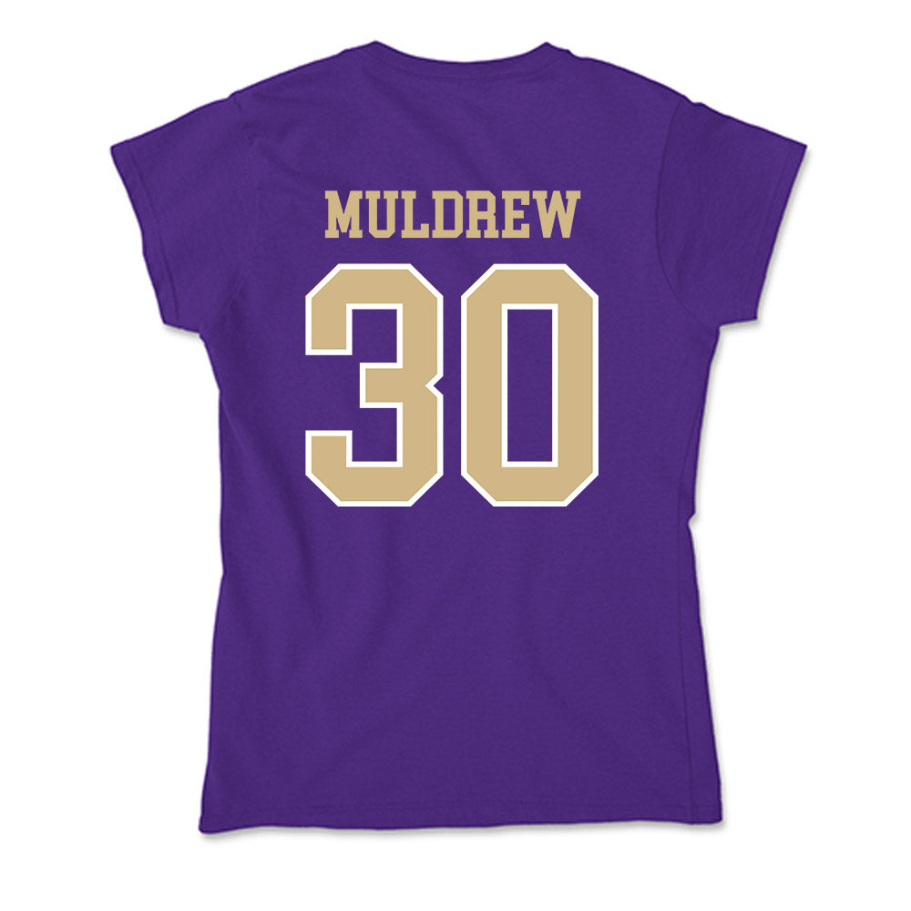 Washington - NCAA Men's Basketball : Courtland Muldrew - Soft Style Women’s T-Shirt-1
