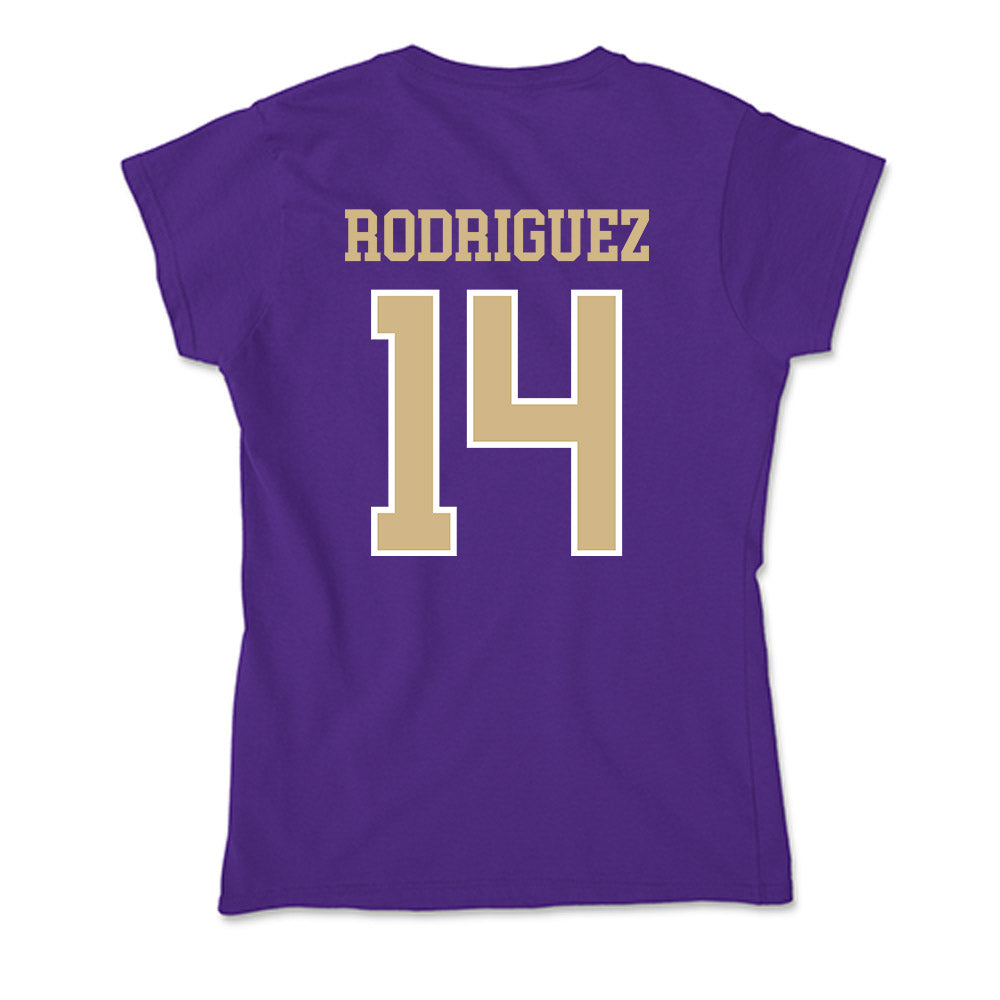 Washington - NCAA Softball : Amira Rodriguez - Soft Style Women’s T-Shirt-1