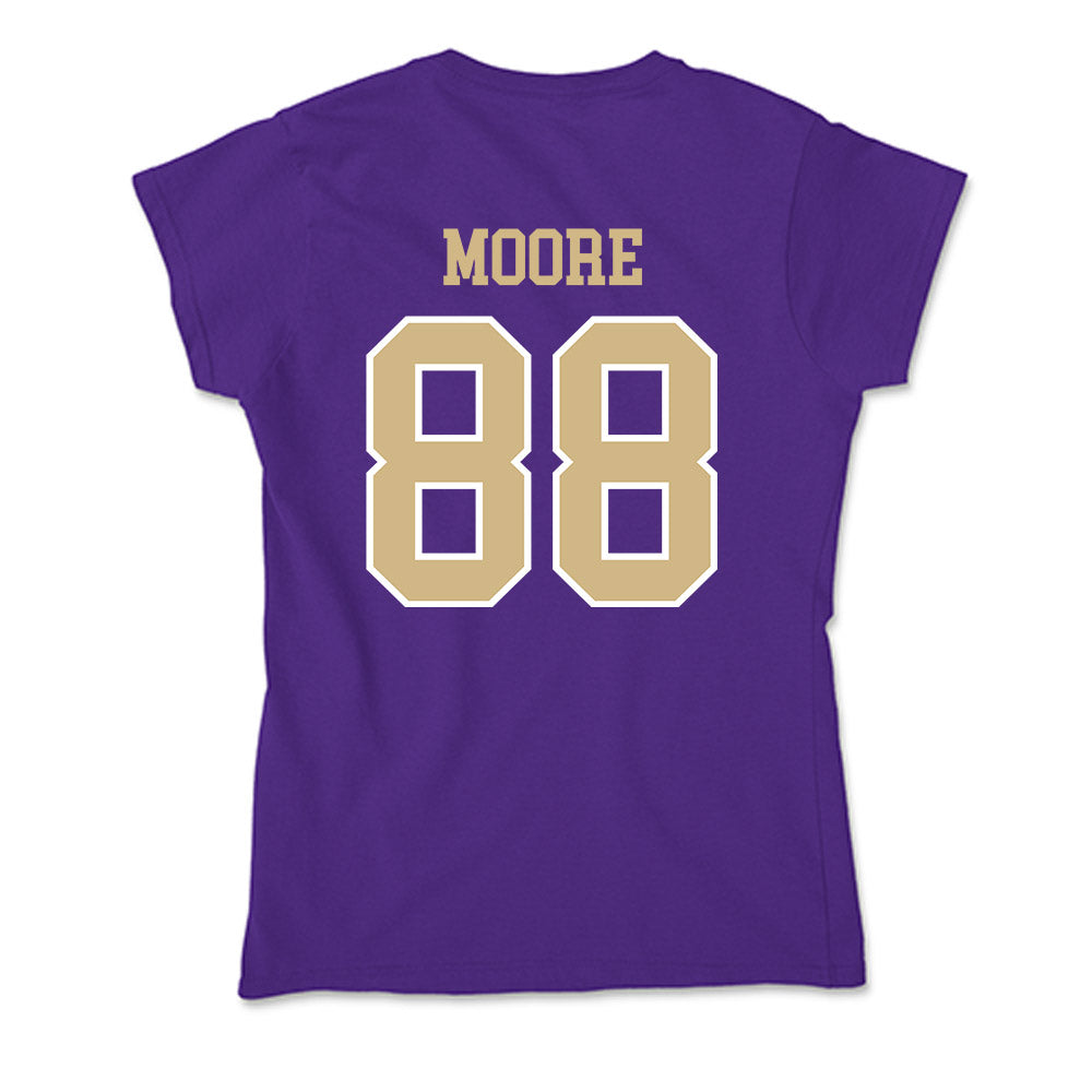 Washington - NCAA Football : Quentin Moore - Soft Style Women’s T-Shirt-1